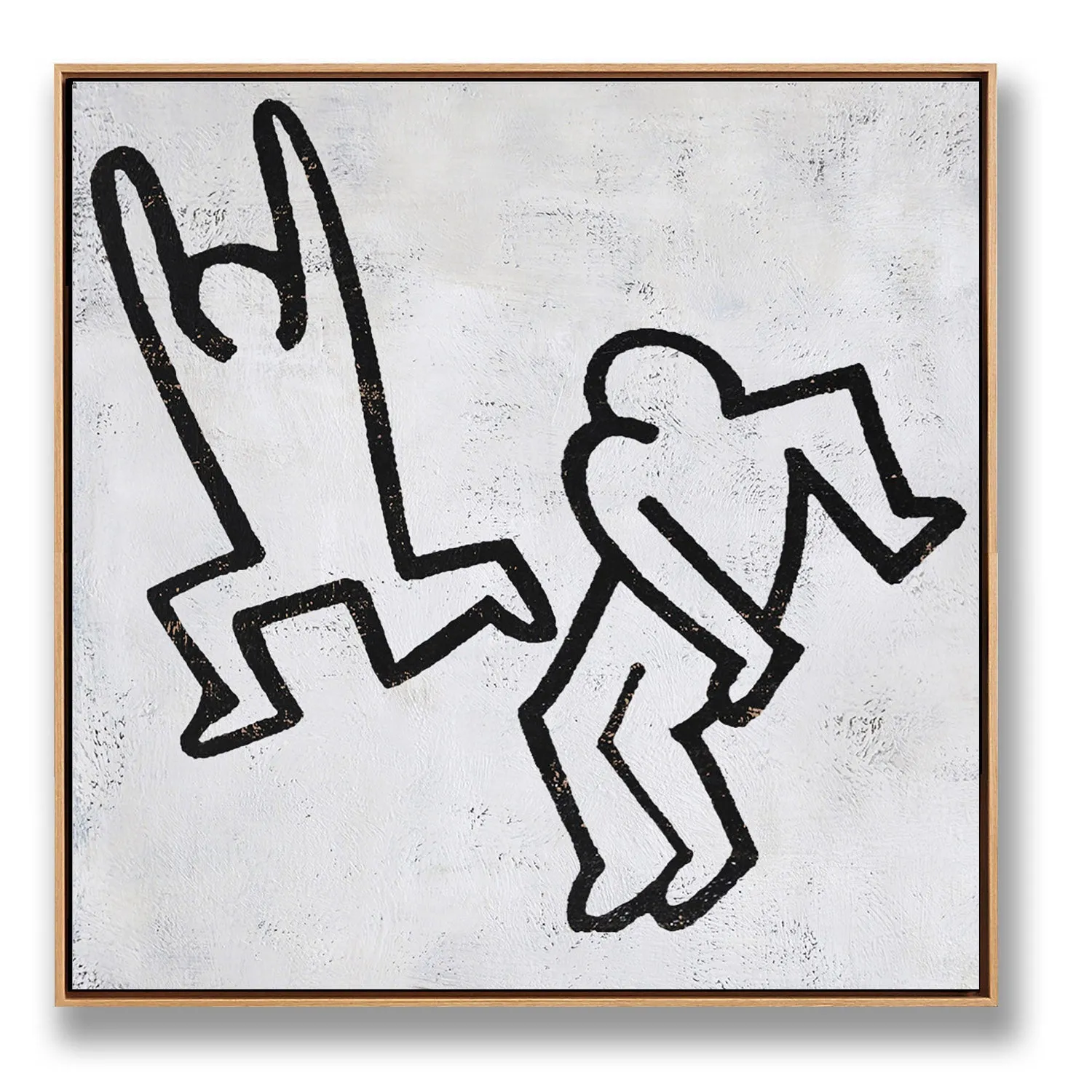 Abstract Dancing Man Painting H162S