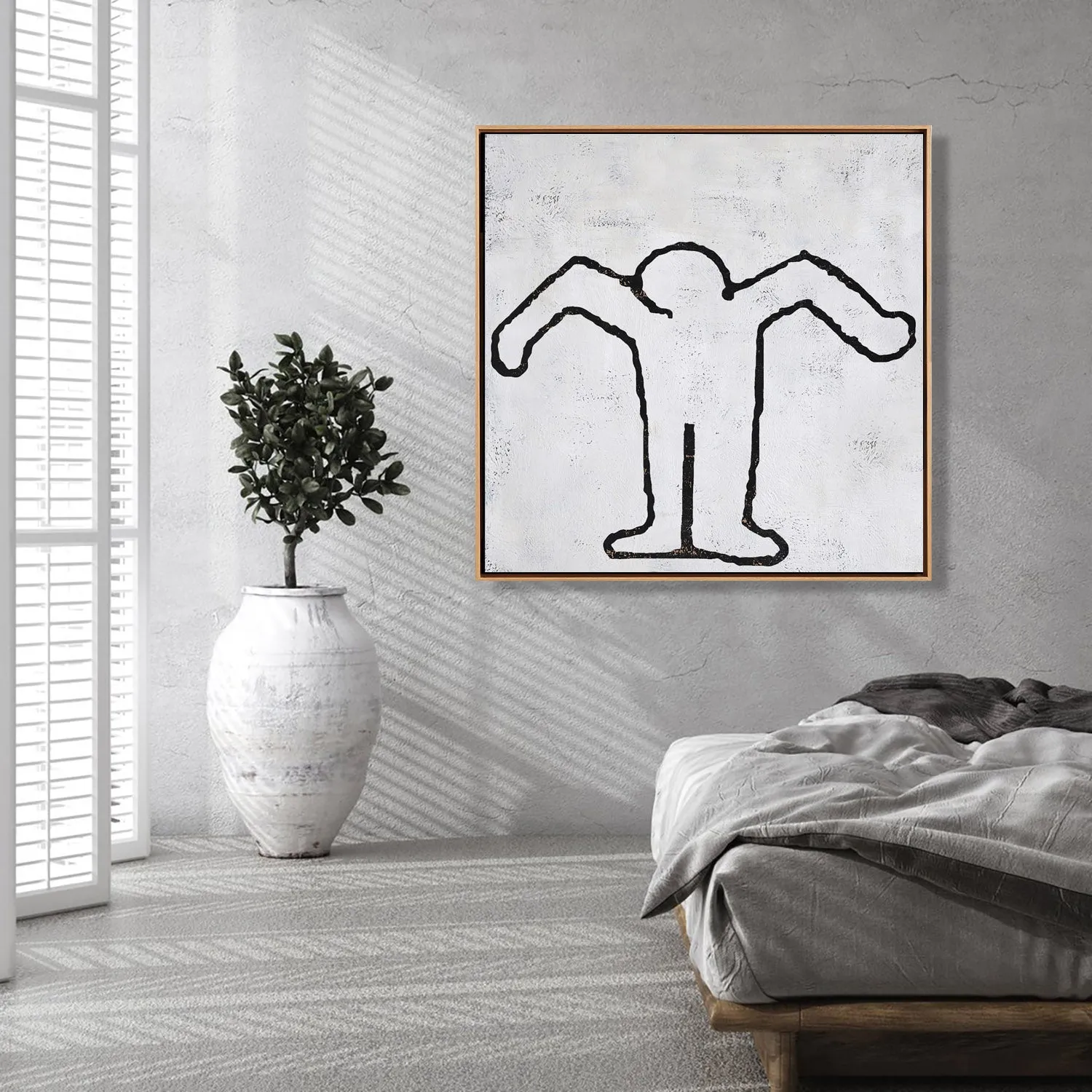 Abstract Dancing Man Painting H210S