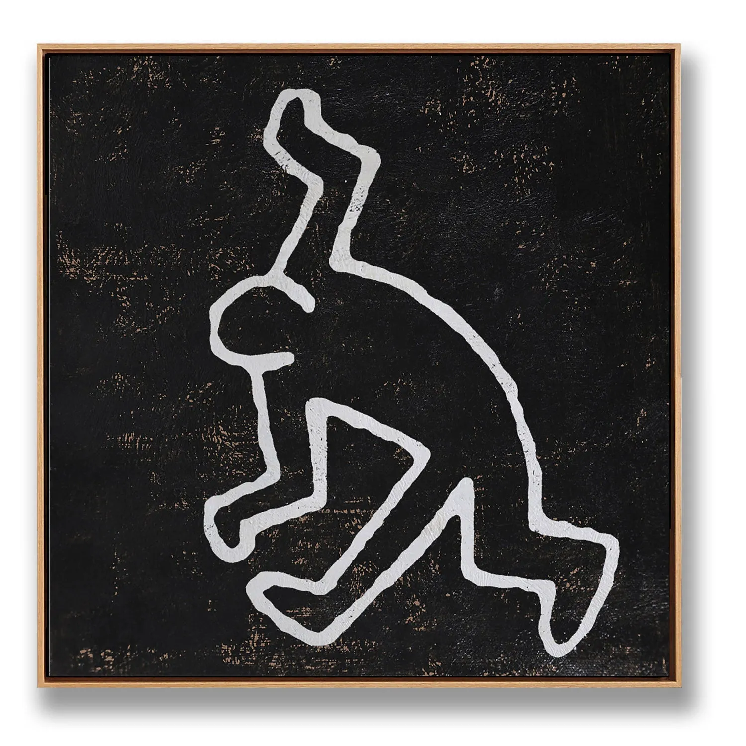 Abstract Dancing Man Painting H273S