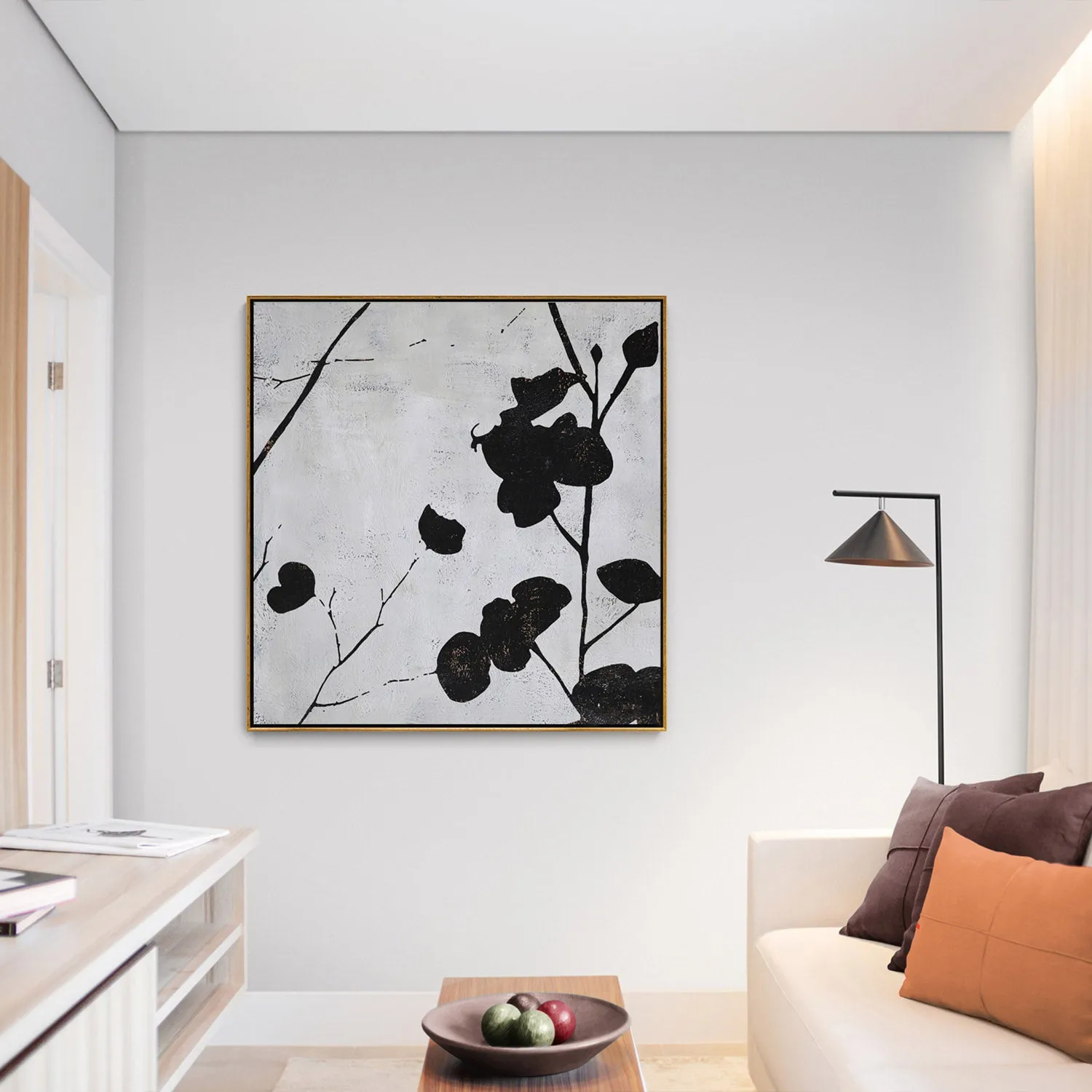 Abstract Flower painting H155S
