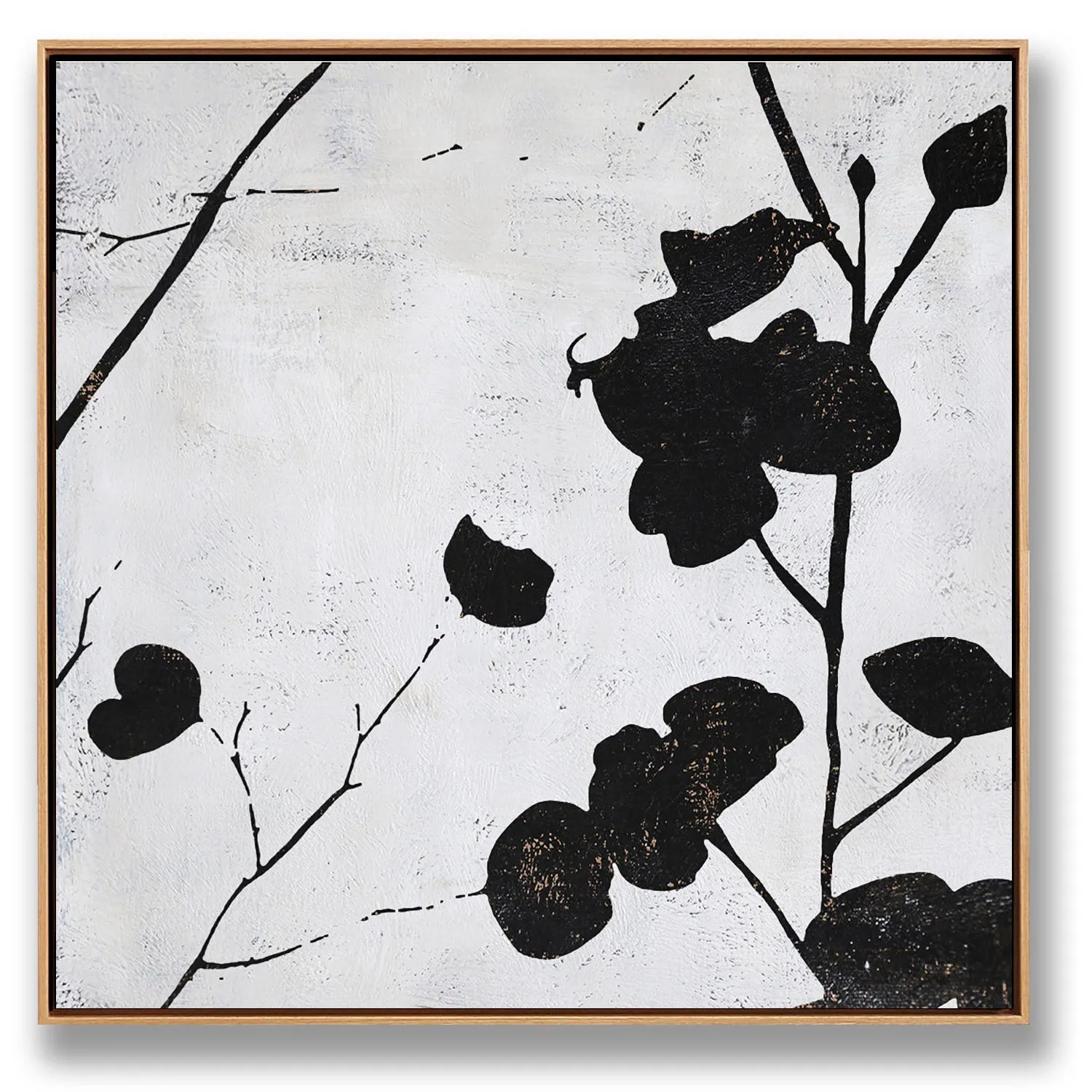 Abstract Flower painting H155S