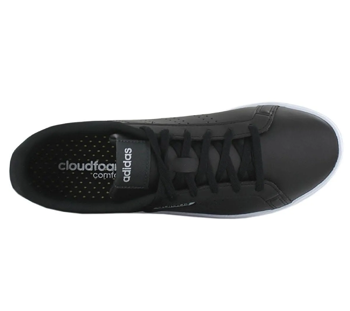 adidas Courtpoint Base Leather (W) - Damen Schuhe Leder Schwarz GZ5336