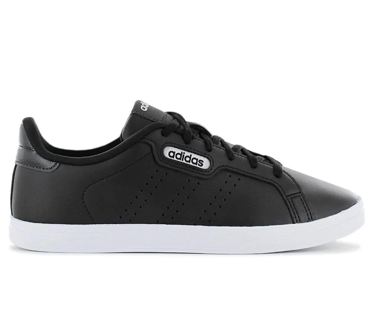 adidas Courtpoint Base Leather (W) - Damen Schuhe Leder Schwarz GZ5336
