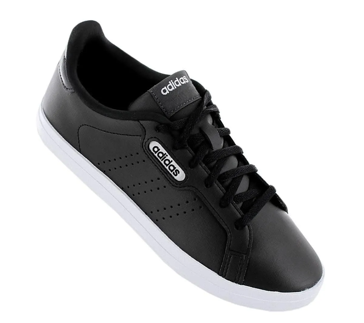 adidas Courtpoint Base Leather (W) - Damen Schuhe Leder Schwarz GZ5336