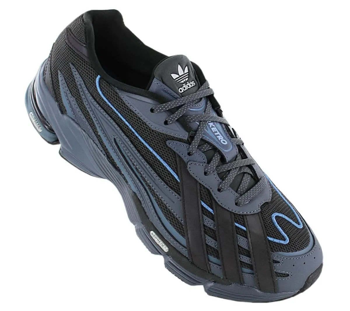 adidas Originals ORKETRO - Herren Sneakers Schuhe Grau-Schwarz GY2336