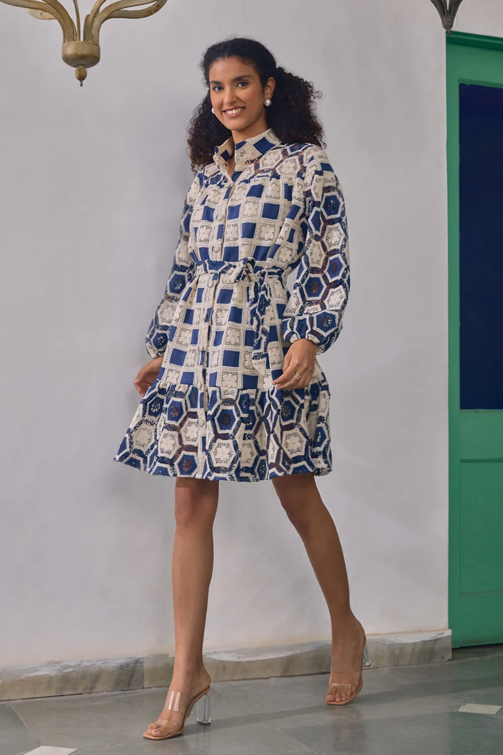 Azure Whispers Dress
