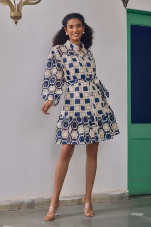 Azure Whispers Dress