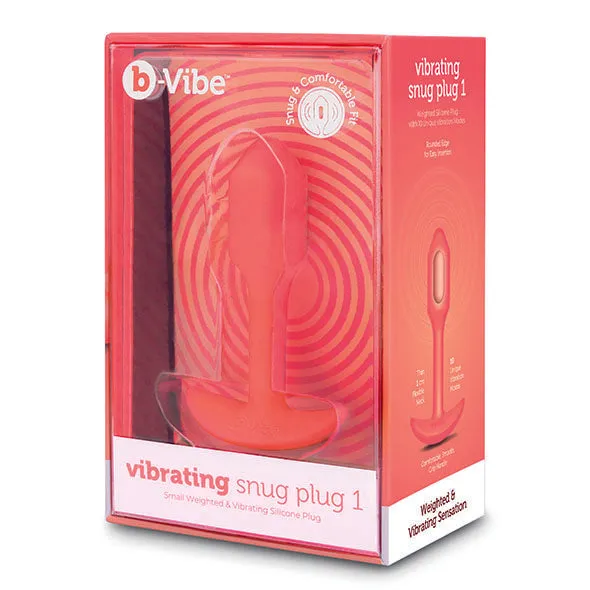 B-Vibe Snug Plug Anal Vibrant 10 Cm