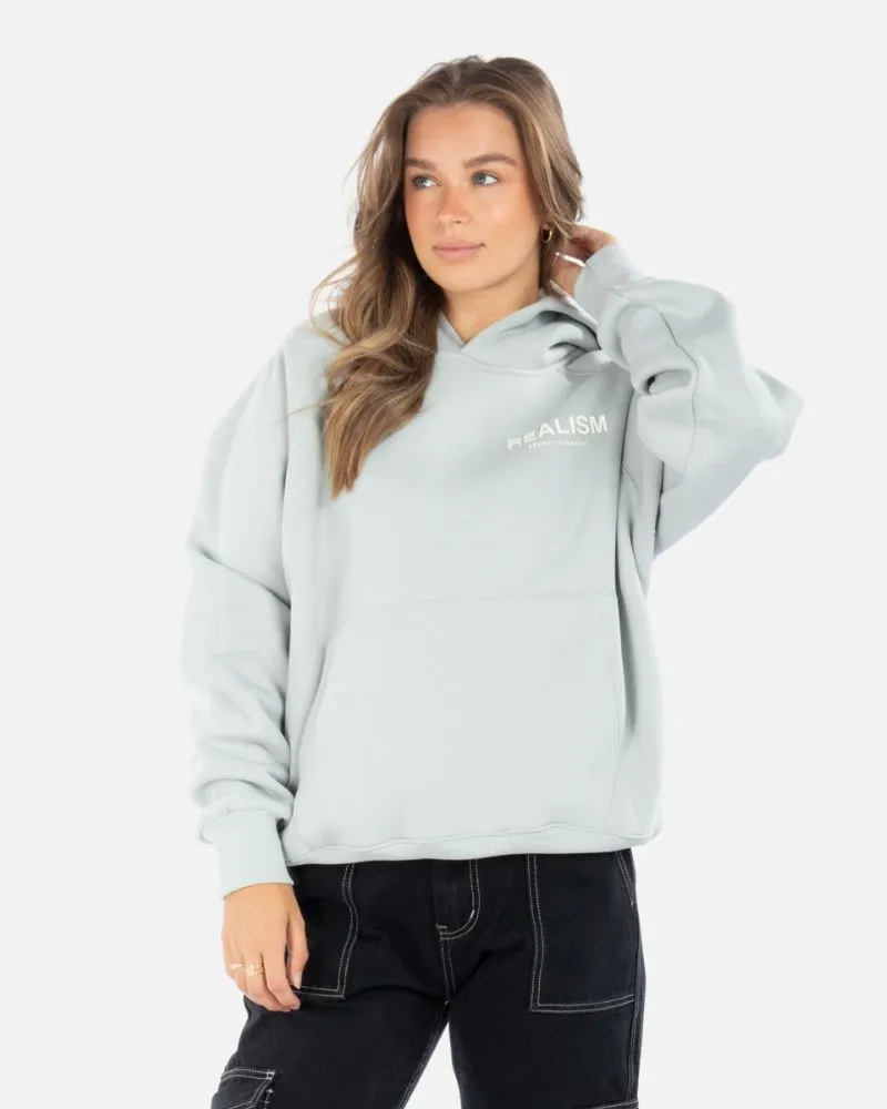 BACK LOGO HOODIE SUB SLATE