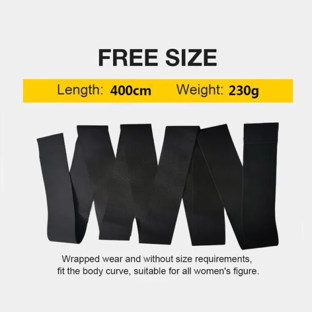 Bandage Wrap Waist Trainer Shapewear Belt Women Slimming Tummy Belt Corset Top Stretch Waist Cinchers Body Shaper