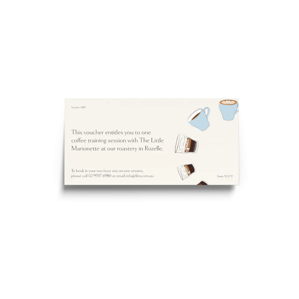Barista Course Voucher