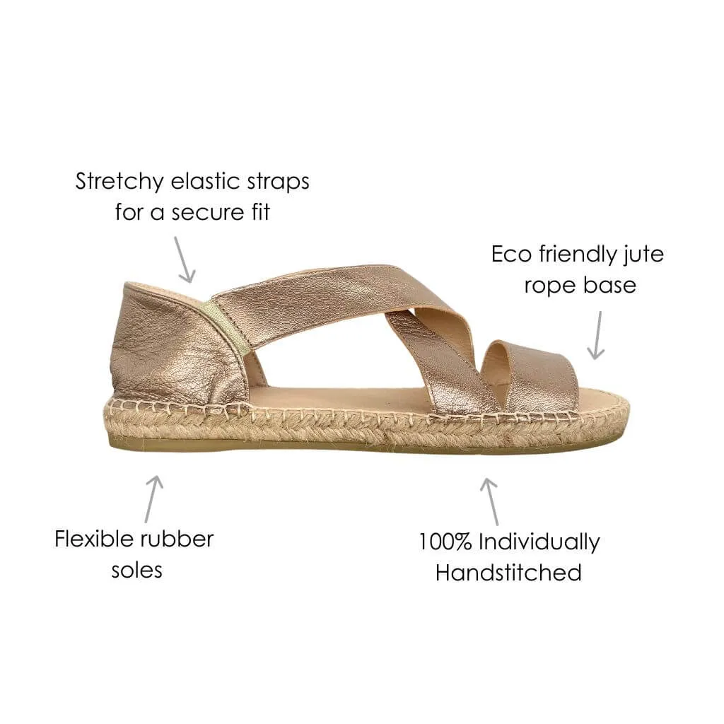 Beach Espadrille in Bronze