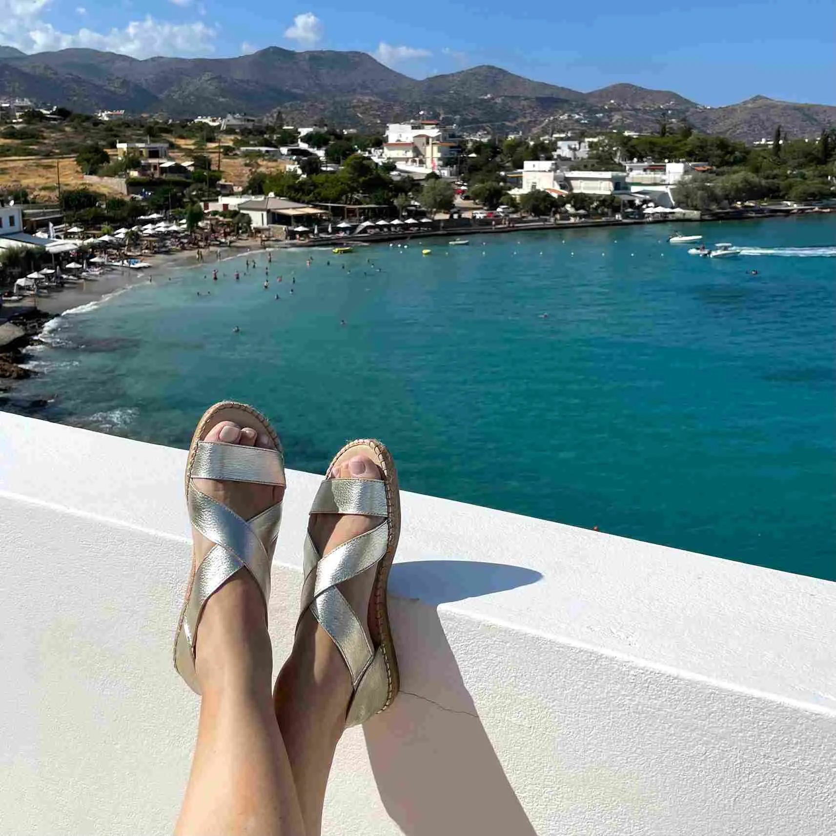 Beach Espadrille in Champagne