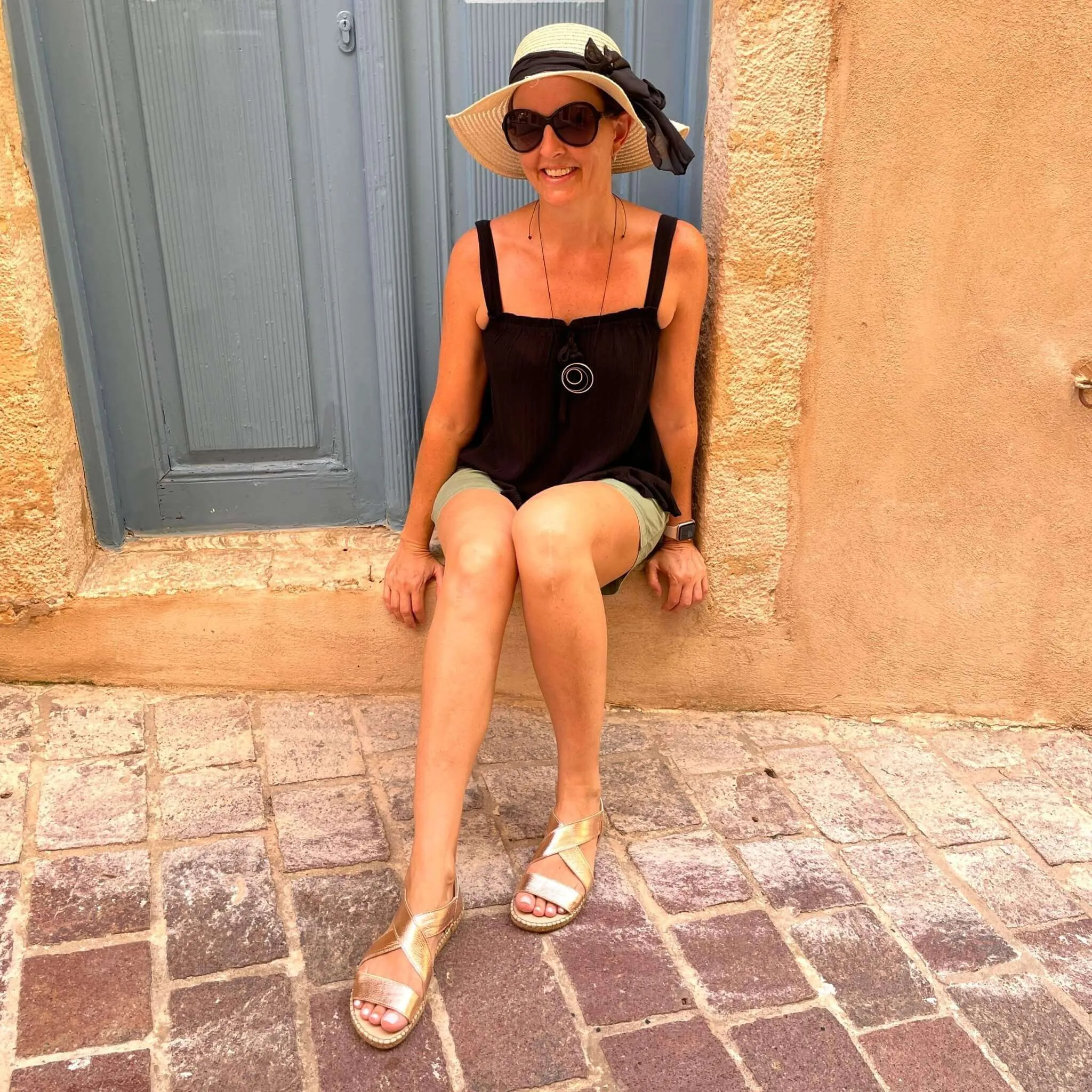 Beach Espadrille in Rose Gold