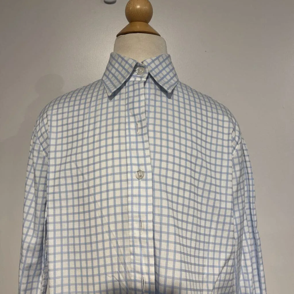 Becker Brothers White/Blue Check Shirt