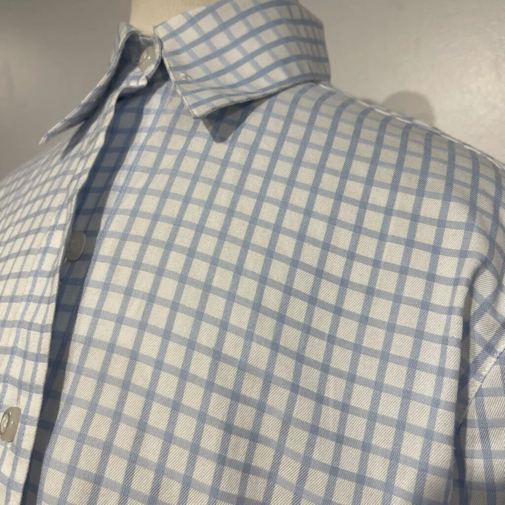 Becker Brothers White/Blue Check Shirt