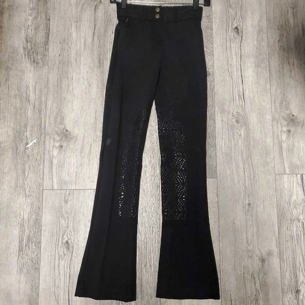 black bootcut jods