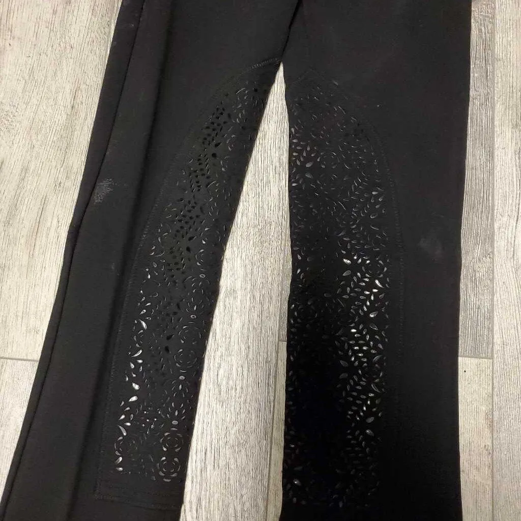 black bootcut jods