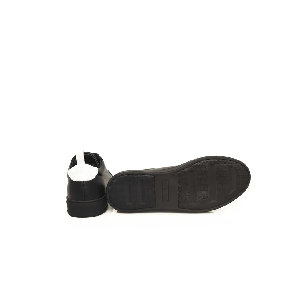 Black Cowhide Men Sneaker