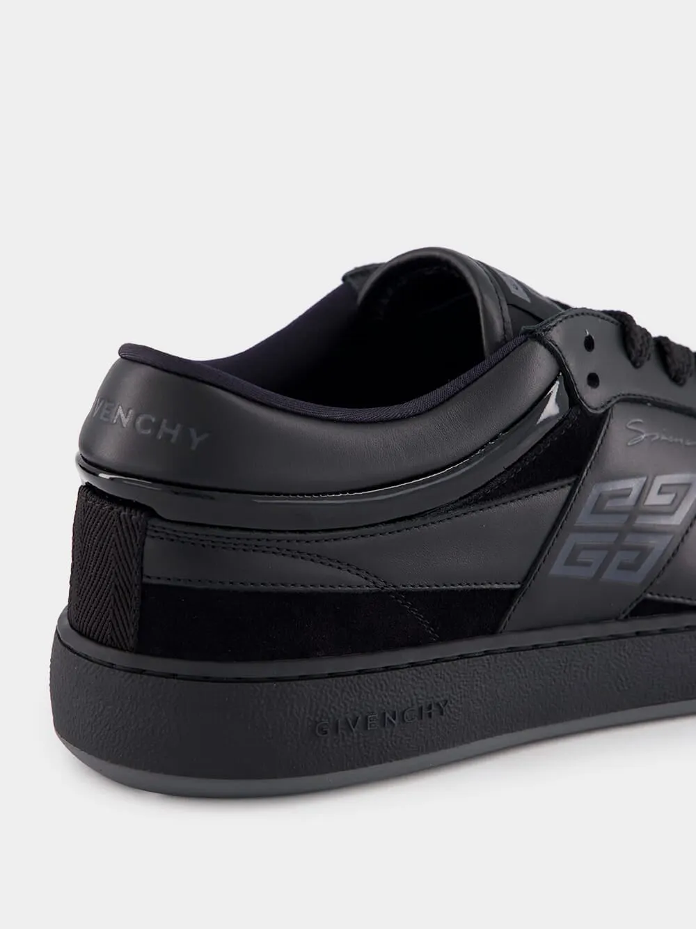 Black G Move Sneakers in Leather