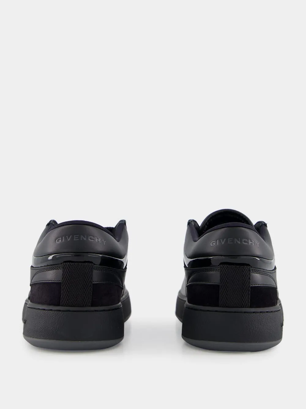 Black G Move Sneakers in Leather