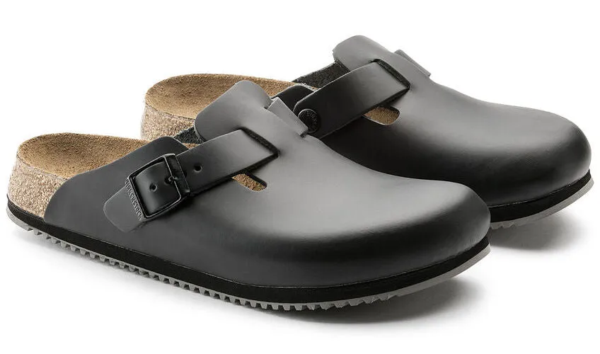 'Boston BS' unisex clog sandal - Black