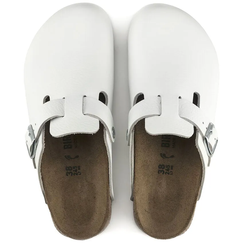 'Boston BS' unisex clog sandal - White