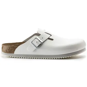 'Boston BS' unisex clog sandal - White