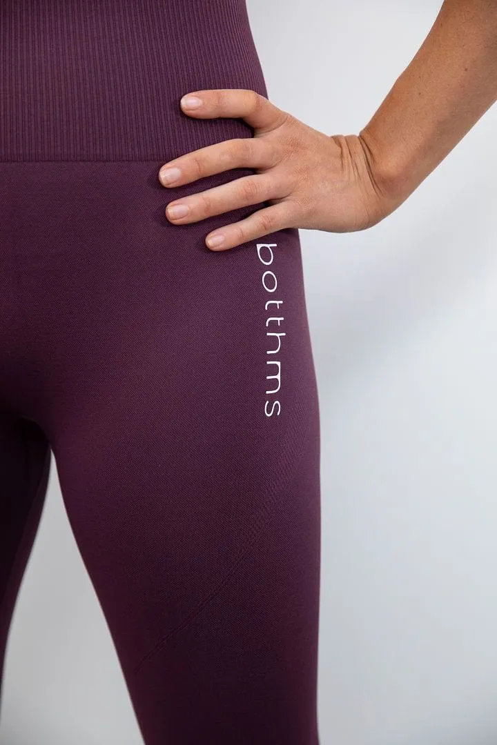 botthms Maroon Energy Yoga Set