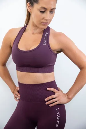 botthms Maroon Energy Yoga Set
