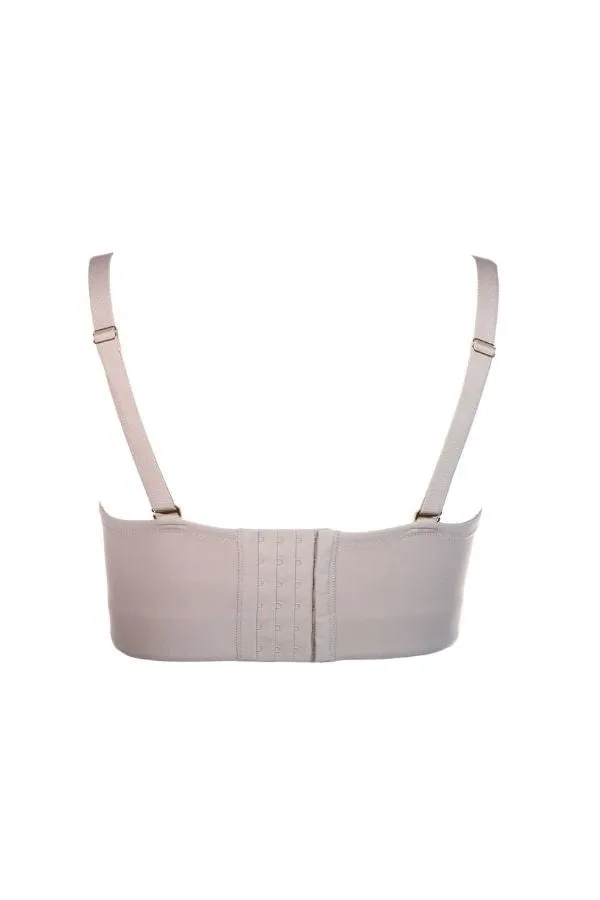 Bra 360: Strapless Longline Contouring Bra - Nude
