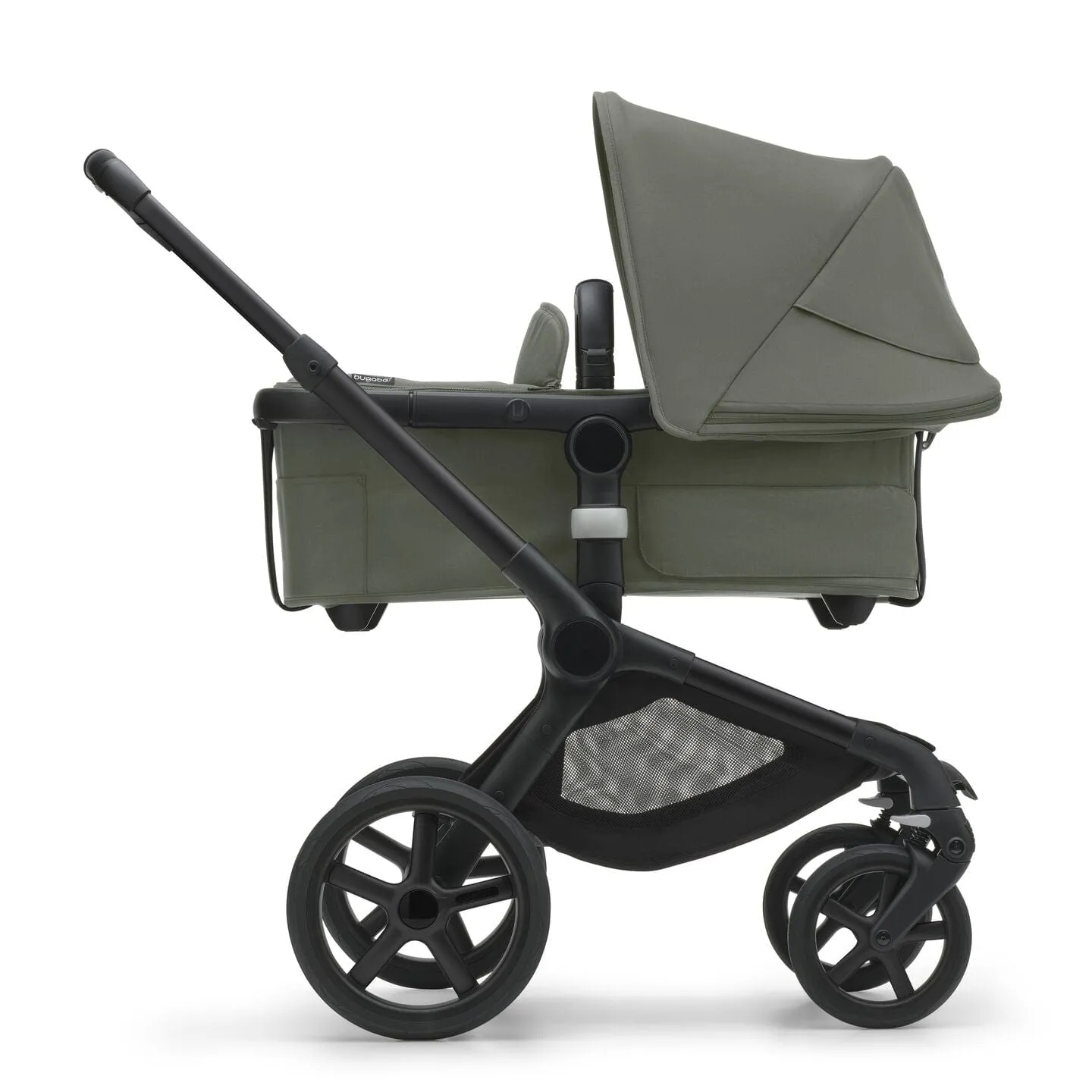 Bugaboo Fox 5, Cabriofix i-Size and Base Travel System - Black/Forest Green