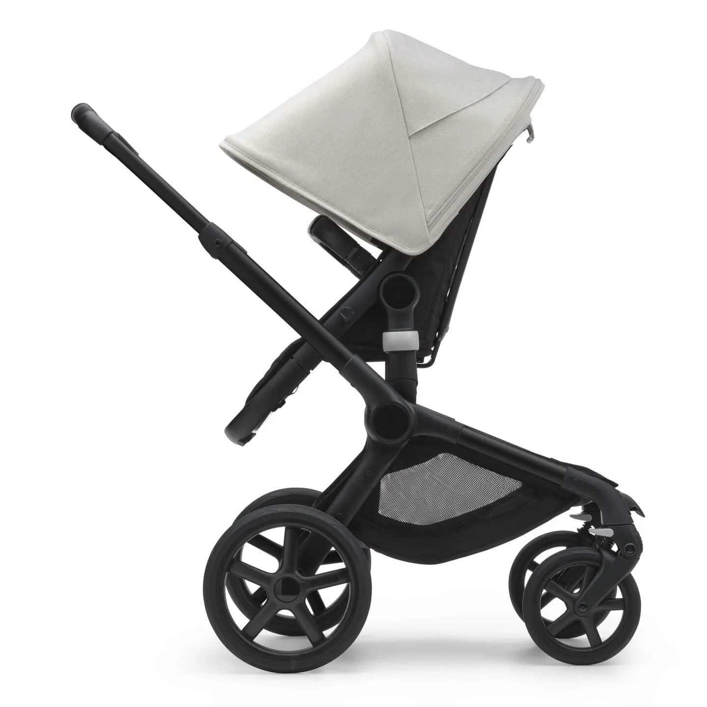 Bugaboo Fox 5, Cabriofix i-Size and Base Travel System - Black/Misty White