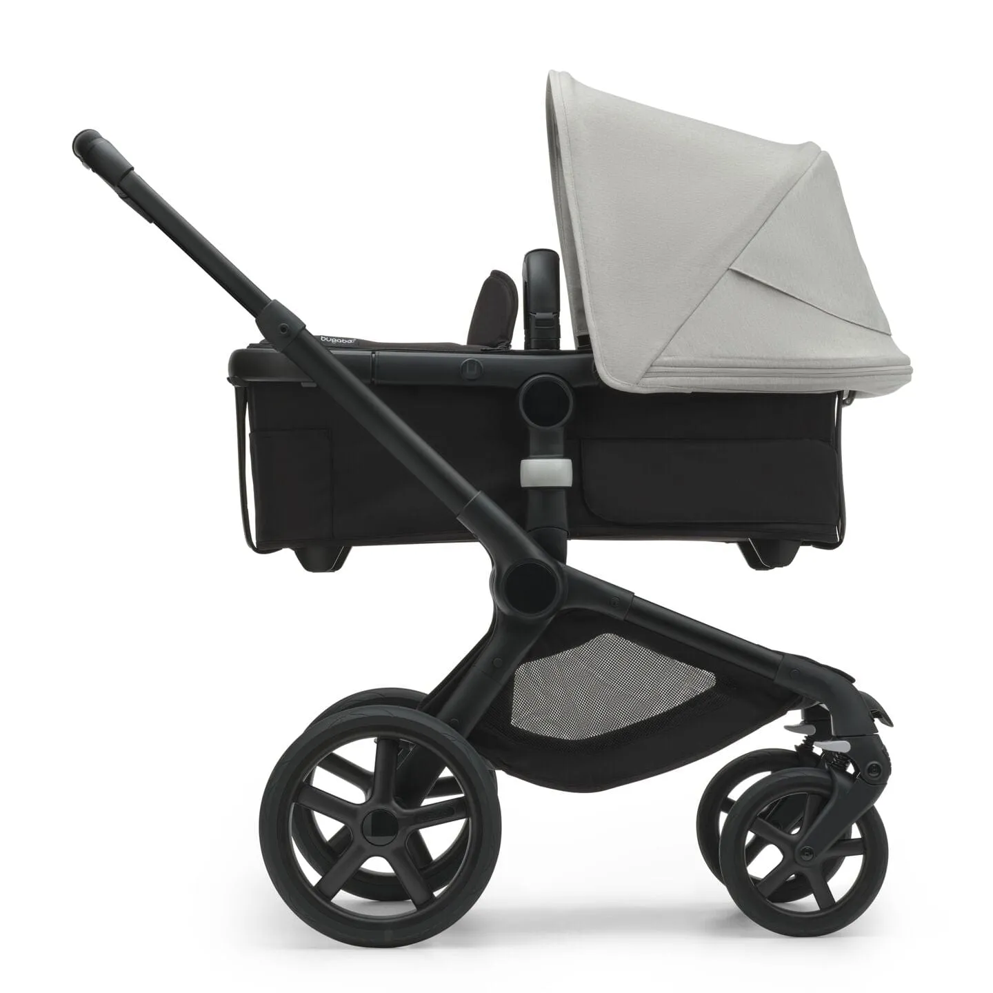 Bugaboo Fox 5, Cabriofix i-Size and Base Travel System - Black/Misty White