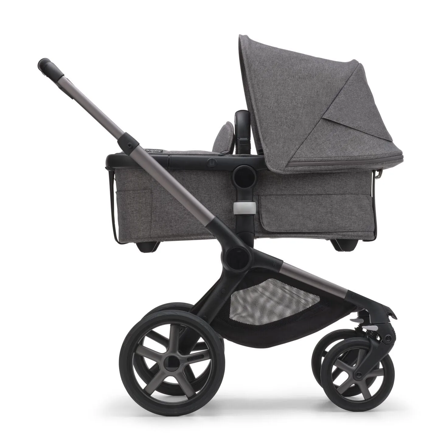 Bugaboo Fox 5, Cabriofix i-Size and Base Travel System - Graphite/Grey Melange