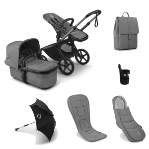 Bugaboo Fox 5 Renew Complete Bundle - Graphite/Moon Grey/Moon Grey