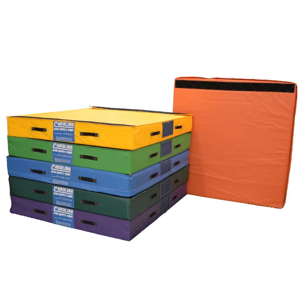 Carolina Gym Supply Xcel Vault Matting System with 5'x5'x 8" Mats