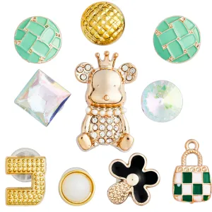 CityComfort Clog Charms, Mixed Shoe Decoration Charms Clog Chains Multipack