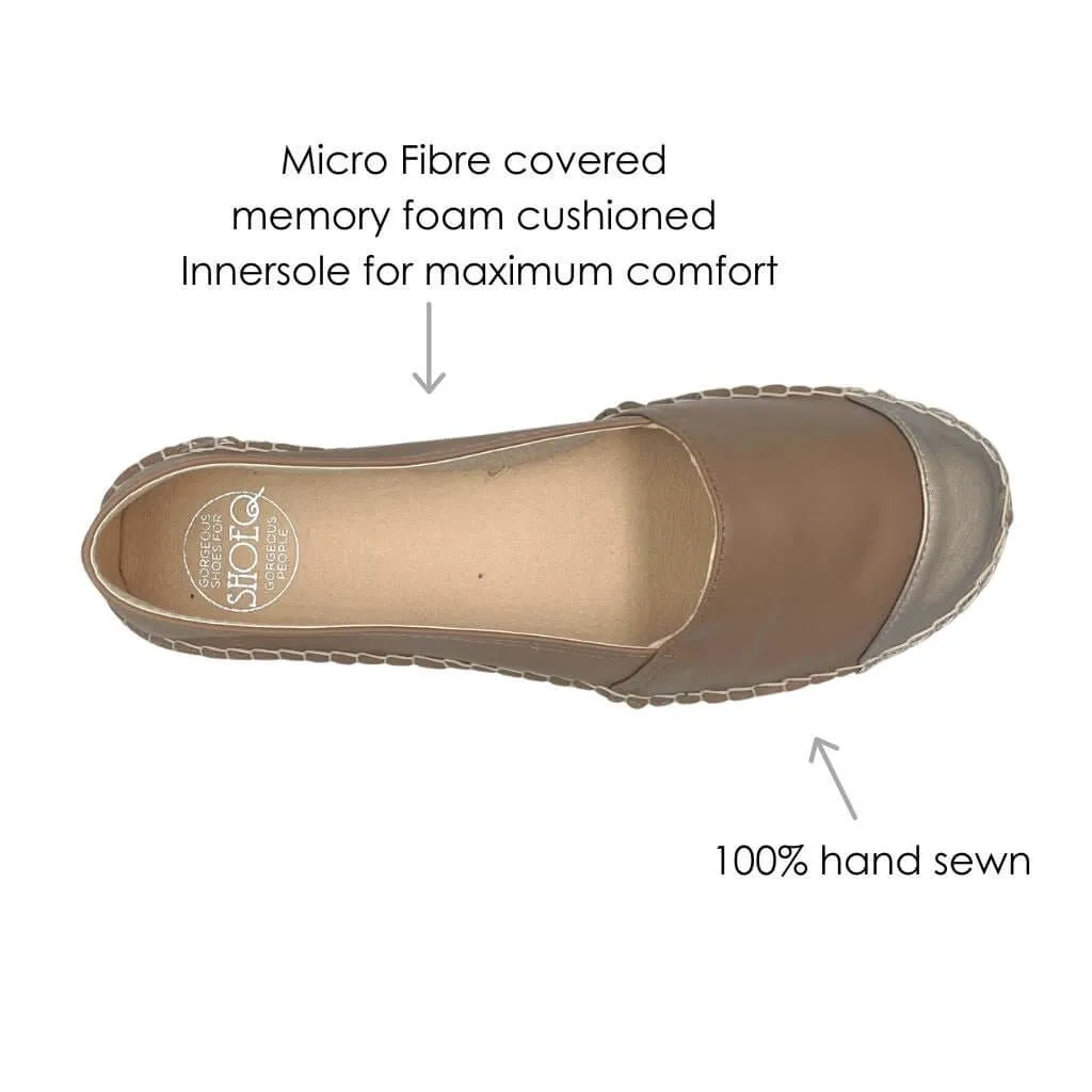Classic Espadrille in Bronzed Mocha