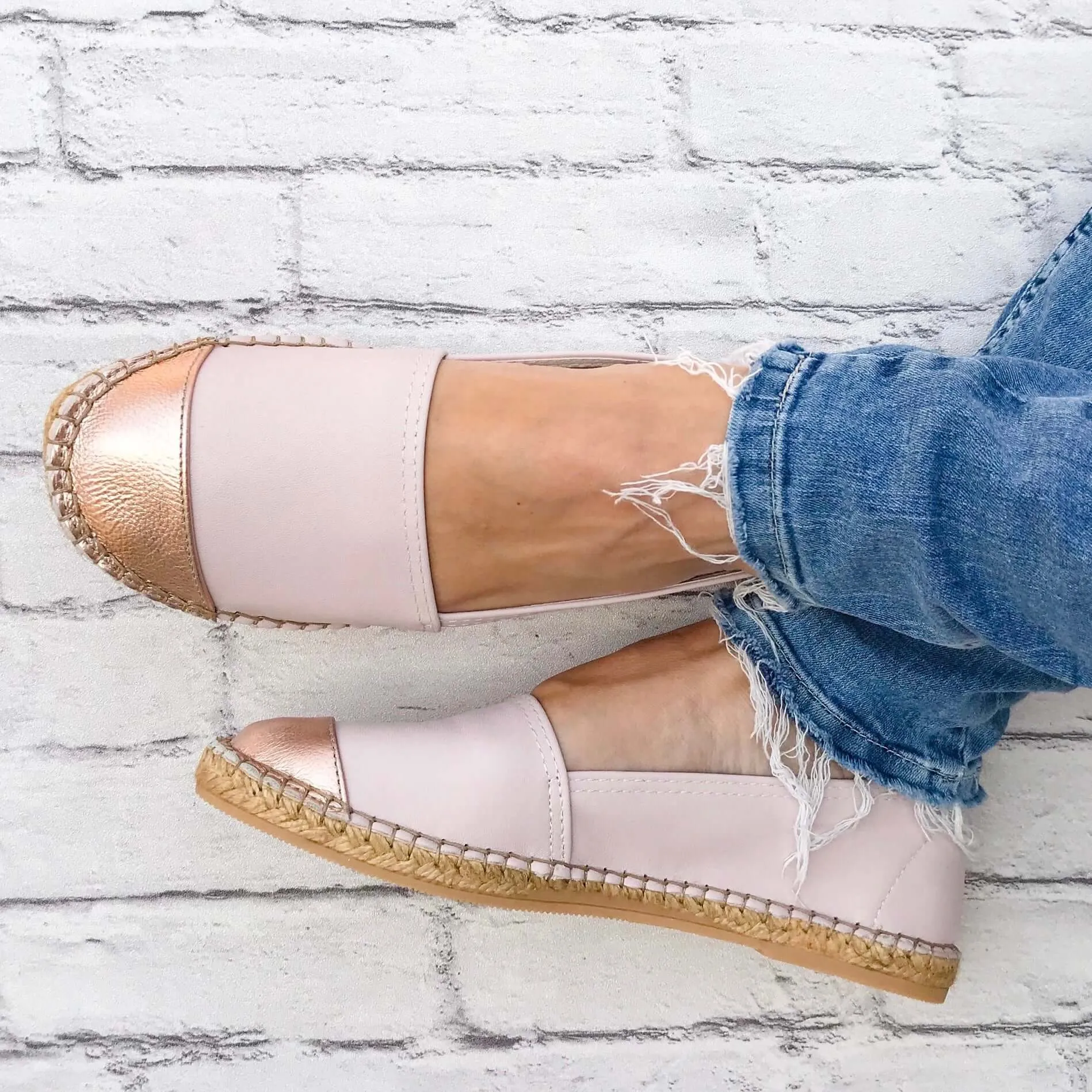 Classic Espadrille in Rose Blush