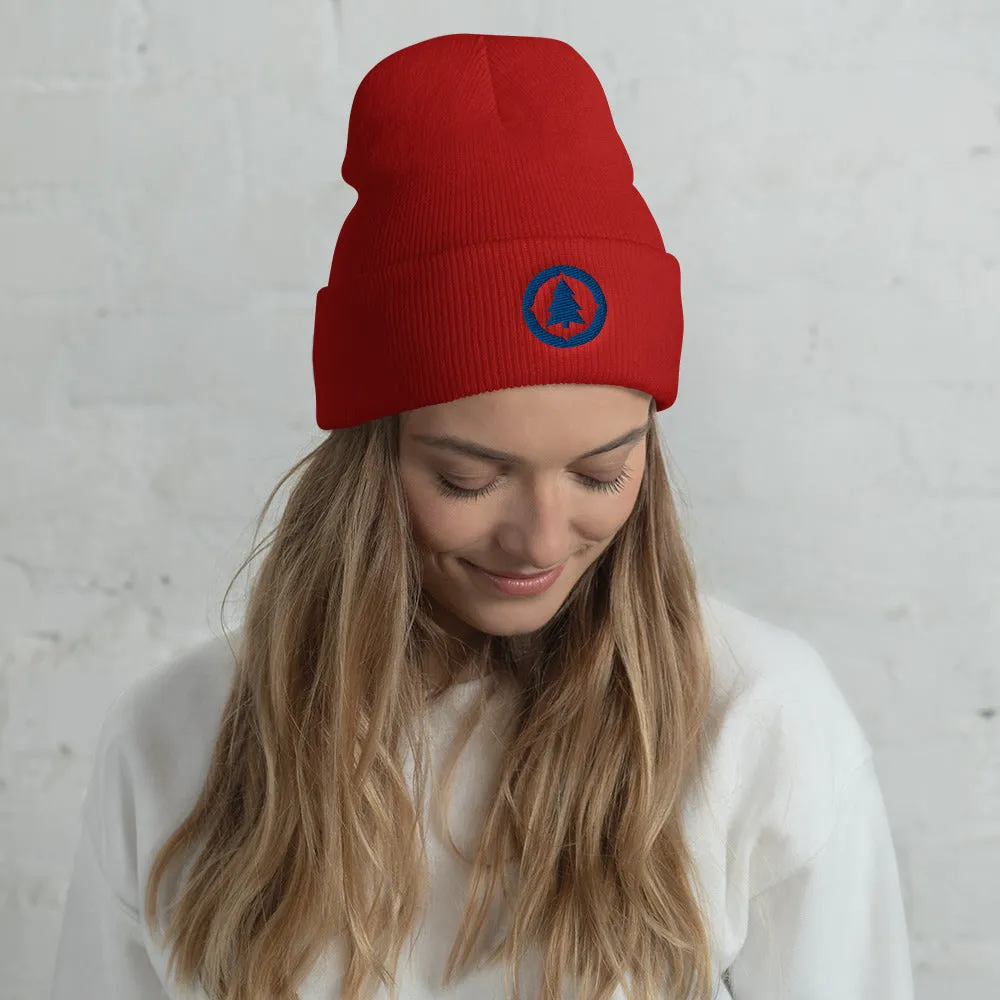 Compass Logo Beanie - Blue