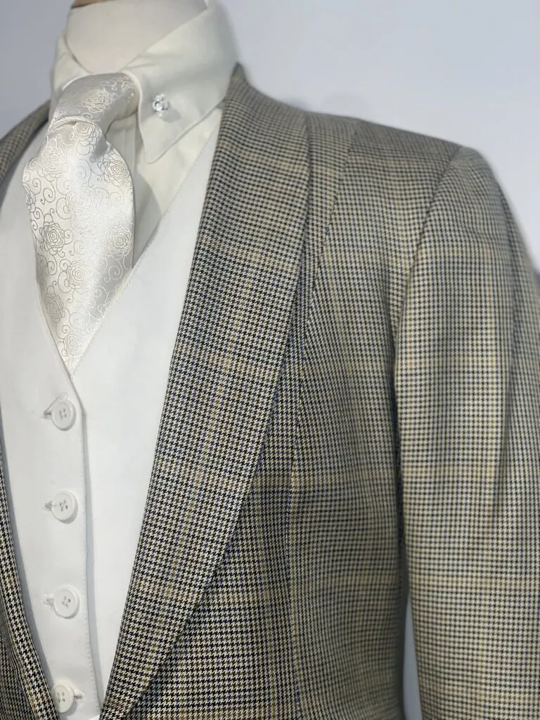 Custom Tan Plaid Daycoat