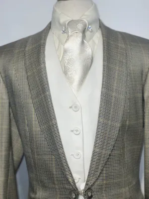 Custom Tan Plaid Daycoat