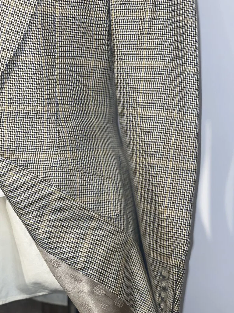 Custom Tan Plaid Daycoat
