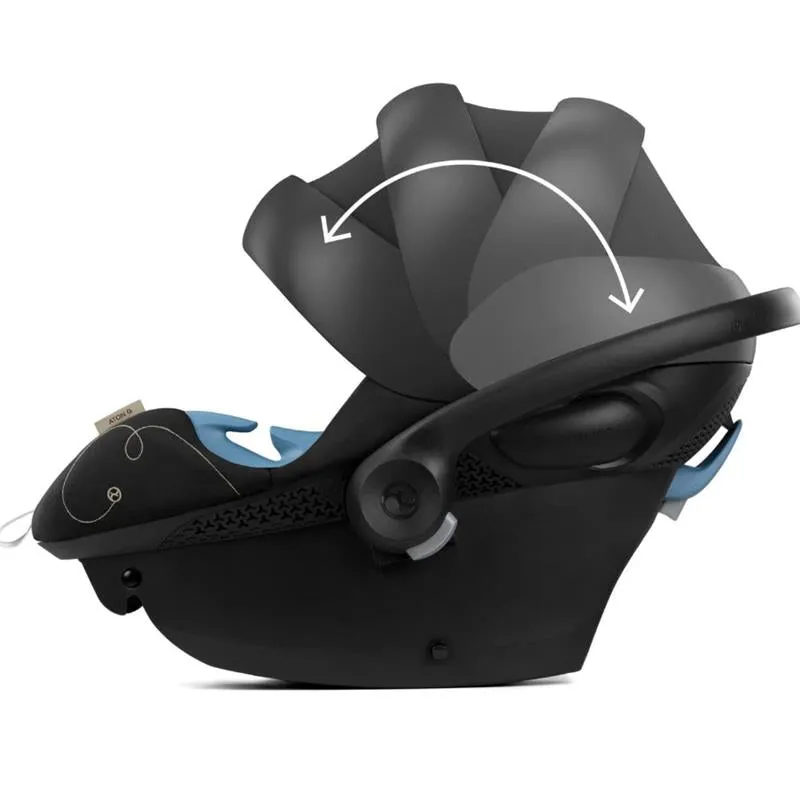 Cybex - Aton G Swivel Infant Car Seat with 180-Degree Rotate, Lava Grey