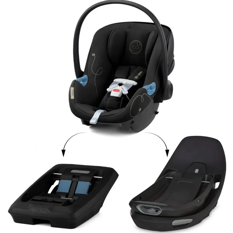 Cybex - Aton G Swivel Infant Car Seat with 180-Degree Rotate, Lava Grey