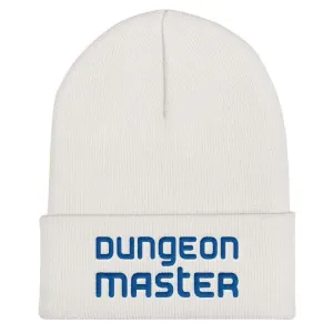 Dungeon Master DM Modern Blue Cuffed Beanie / Tuque
