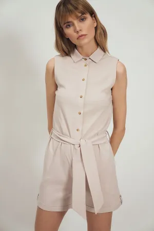 Elegant Utility Jumpsuit - Relaxed Fit