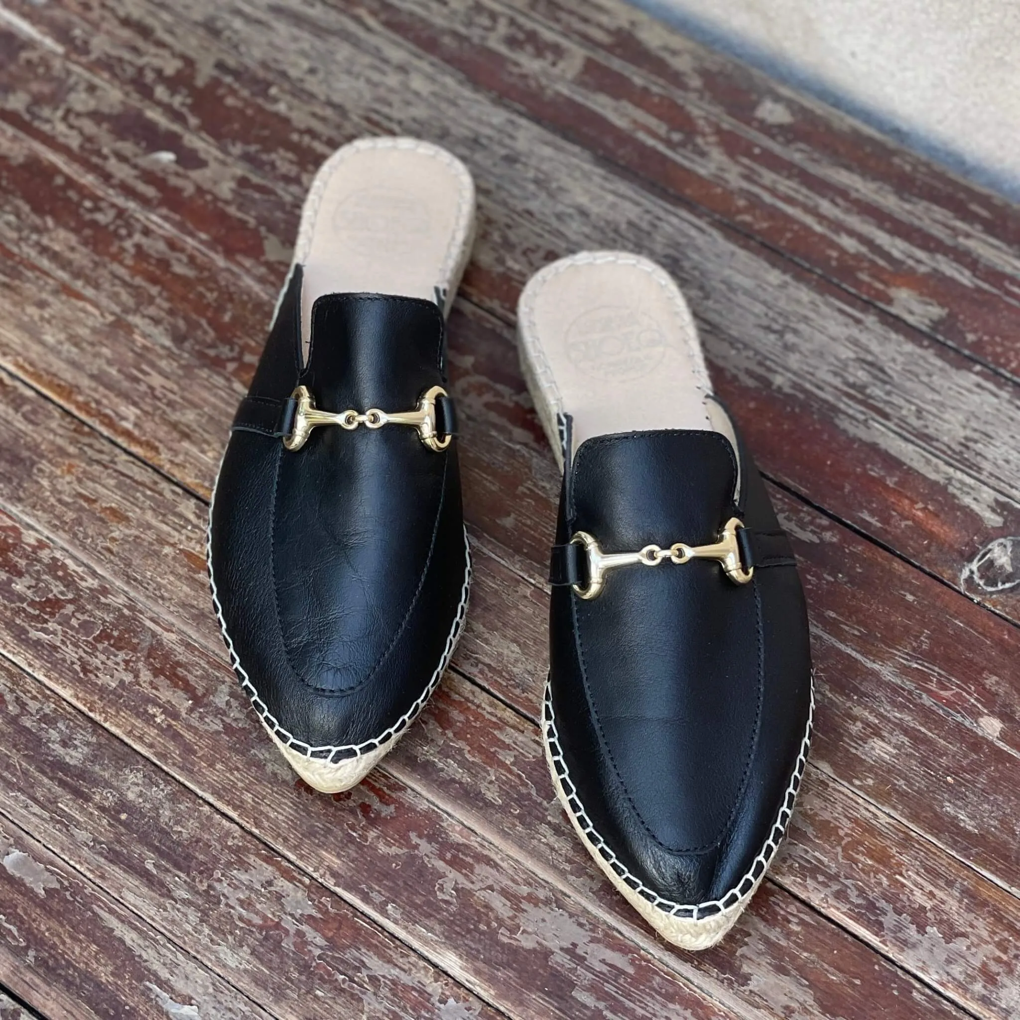 Espadrille Mule in Midnight