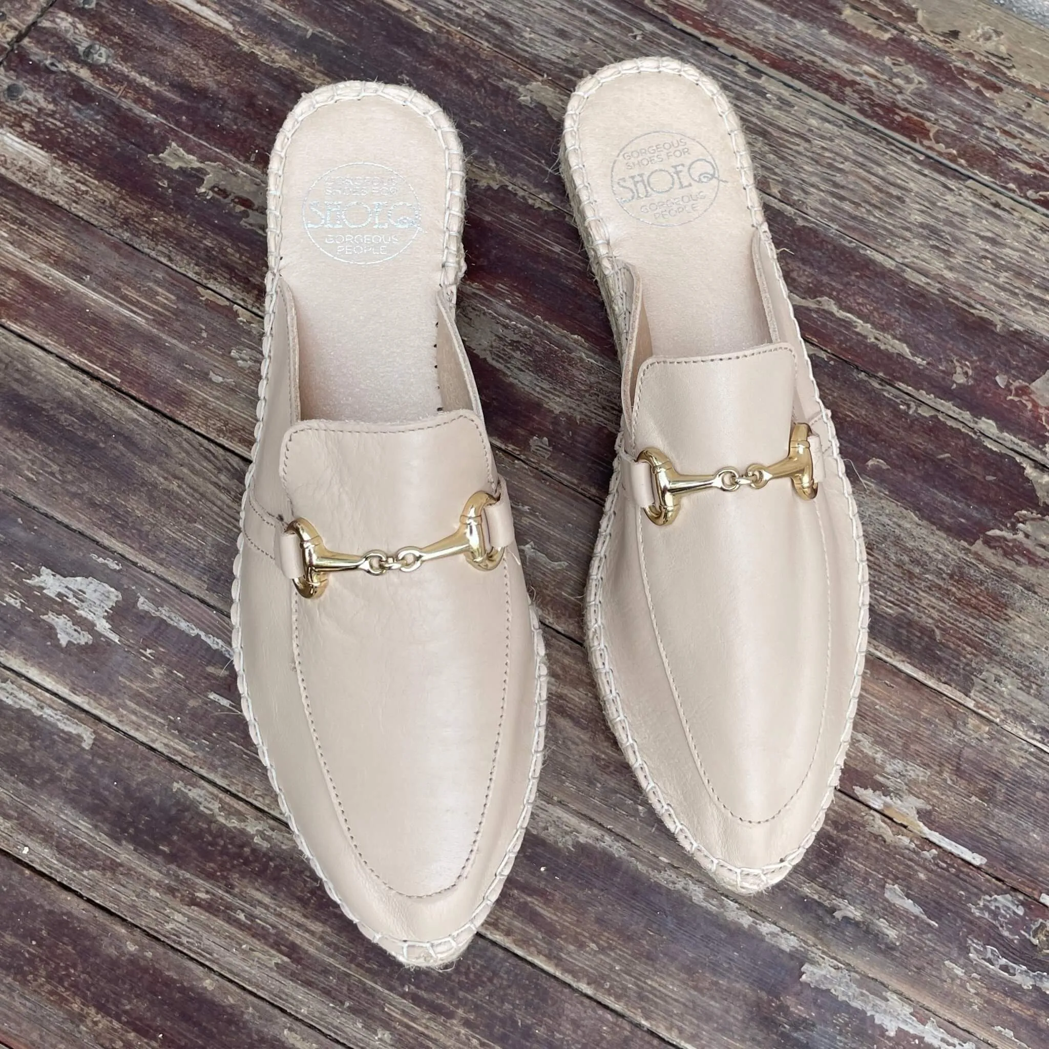 Espadrille Mule in Sand